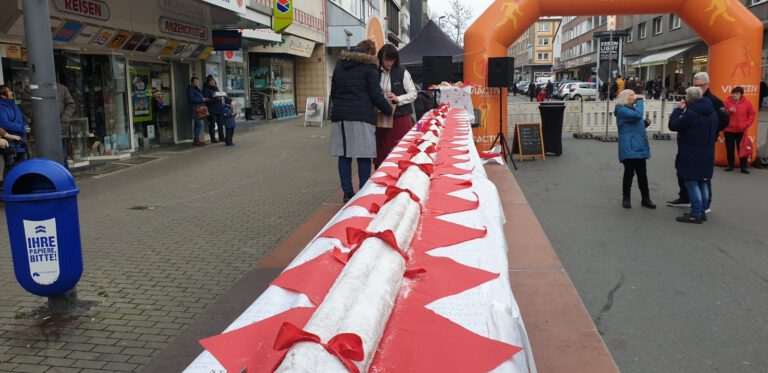 Kampf um den längsten Christstollen